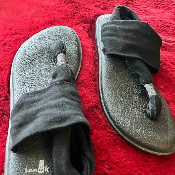 SANUK WOMENS YOGA SLING SANDALS ~SIZE 7 - Picture 4 of 11